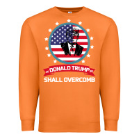 Carrot DONALD TRUMP 2016 WE SHALL OVERCOMB Premium Sweatshirt - Bettercallsaul