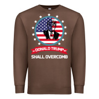 Chestnut DONALD TRUMP 2016 WE SHALL OVERCOMB Premium Sweatshirt - Bettercallsaul