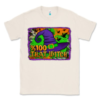 Natural Witch's Hat 100 That Witch Classic Tee - Jasminsmagicworld