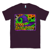 Plum Witch's Hat 100 That Witch Classic Tee - Jasminsmagicworld