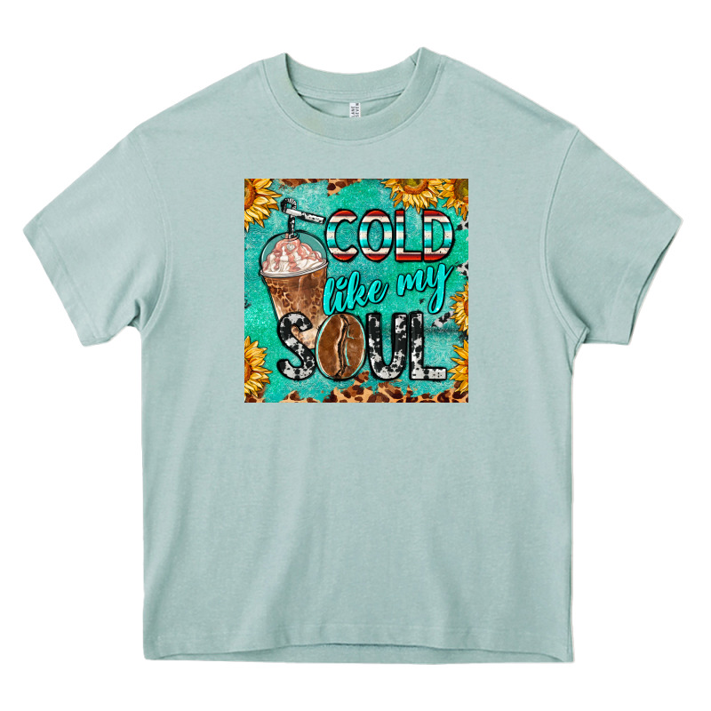 Cold Like My Soul  Mug Coaster Heavy Core Tee by BarkalooDesign | Teevron