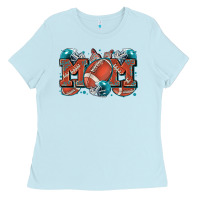 Mom American Football Ladies Tee | Teevron