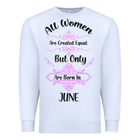 White all women are created equal but only the smartest are born in july bla Premium Sweatshirt - Bettercallsaul