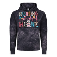 Cloud Black nursing is a work of heart Vintage Hoodie - BundleAndBundleShop