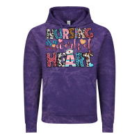 Cloud Purple nursing is a work of heart Vintage Hoodie - BundleAndBundleShop