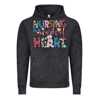 Vintage Black nursing is a work of heart Vintage Hoodie - BundleAndBundleShop