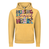 Vintage Mustard nursing is a work of heart Vintage Hoodie - BundleAndBundleShop