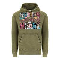 Vintage Olive nursing is a work of heart Vintage Hoodie - BundleAndBundleShop