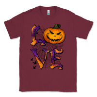 Burgundy Love Halloween Classic Tee - Jasminsmagicworld