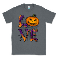 Charcoal Heather Love Halloween Classic Tee - Jasminsmagicworld