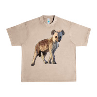 French Oak Baby Hyena Illustrations Urban Heavy Tee - LillyAllenDesigns
