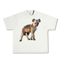 Pistachio Baby Hyena Illustrations Urban Heavy Tee - LillyAllenDesigns