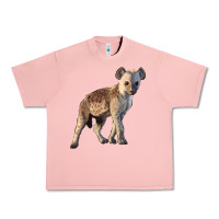 Salmon Baby Hyena Illustrations Urban Heavy Tee - LillyAllenDesigns
