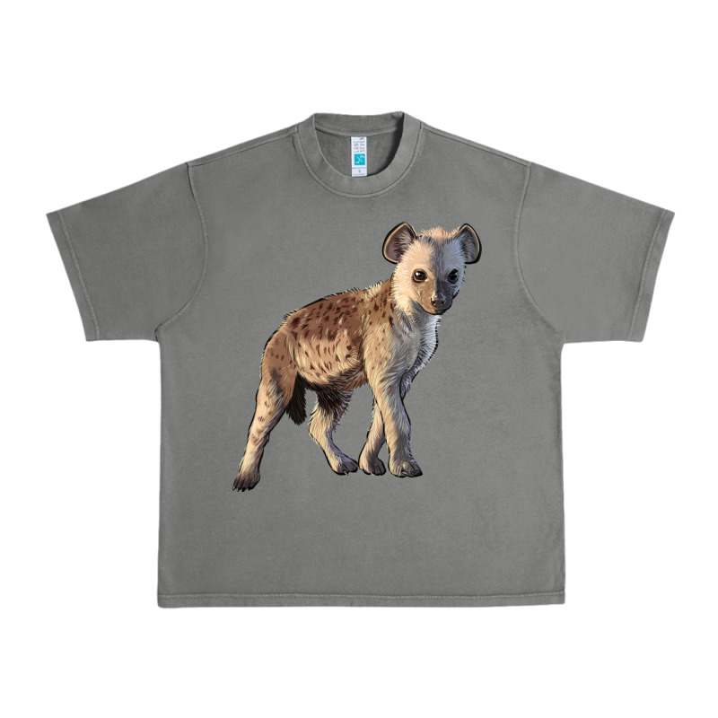 Baby Hyena Illustrations Urban Heavy Tee by LillyAllenDesigns | Teevron