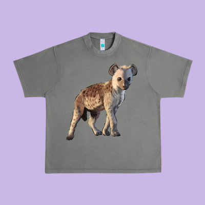 Baby Hyena Illustrations Urban Heavy Tee Designed By Lillyallendesigns