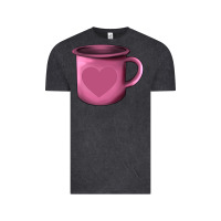 Vintage Black Valentine's Day heart mug Vintage Tee - AdoDesignShop