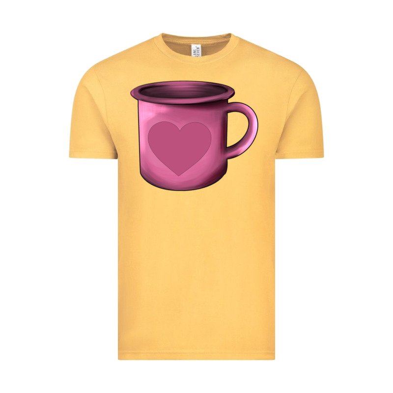 Valentine's Day Heart Mug Vintage Tee by AdoDesignShop | Teevron