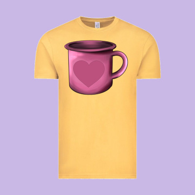 Valentine's Day Heart Mug Vintage Tee Designed By Adodesignshop