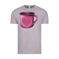 Vintage Zinc Valentine's Day heart mug Vintage Tee - AdoDesignShop