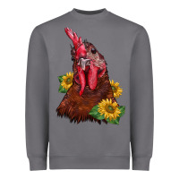 Storm rooster sunflower Heavyweight Sweatshirt - BarkalooDesign