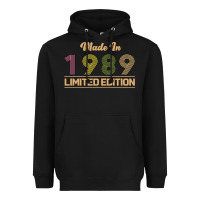 Black Made In 1989 Limited Edition Heavyweight Hoodie - Bettercallsaul