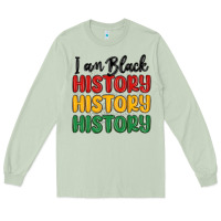 Matcha i am black history Long Sleeve Tee - MaliasSmallBusiness