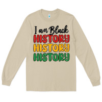 Mushroom i am black history Long Sleeve Tee - MaliasSmallBusiness