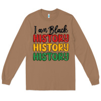 Toasted Coconut i am black history Long Sleeve Tee - MaliasSmallBusiness