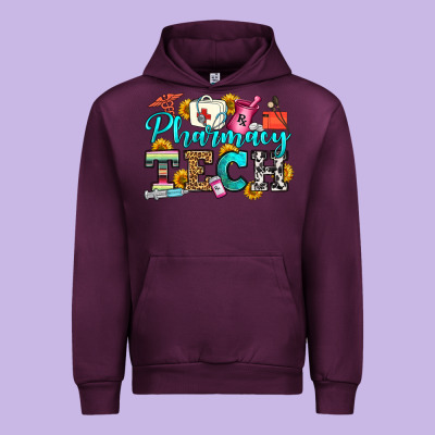 Pharmacy Tech Urban Hoodie Designed By Oliviacreatesart