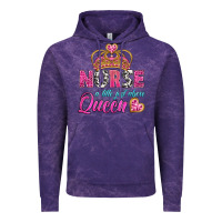 Cloud Purple nurse a title just above queen Vintage Hoodie - BundleAndBundleShop