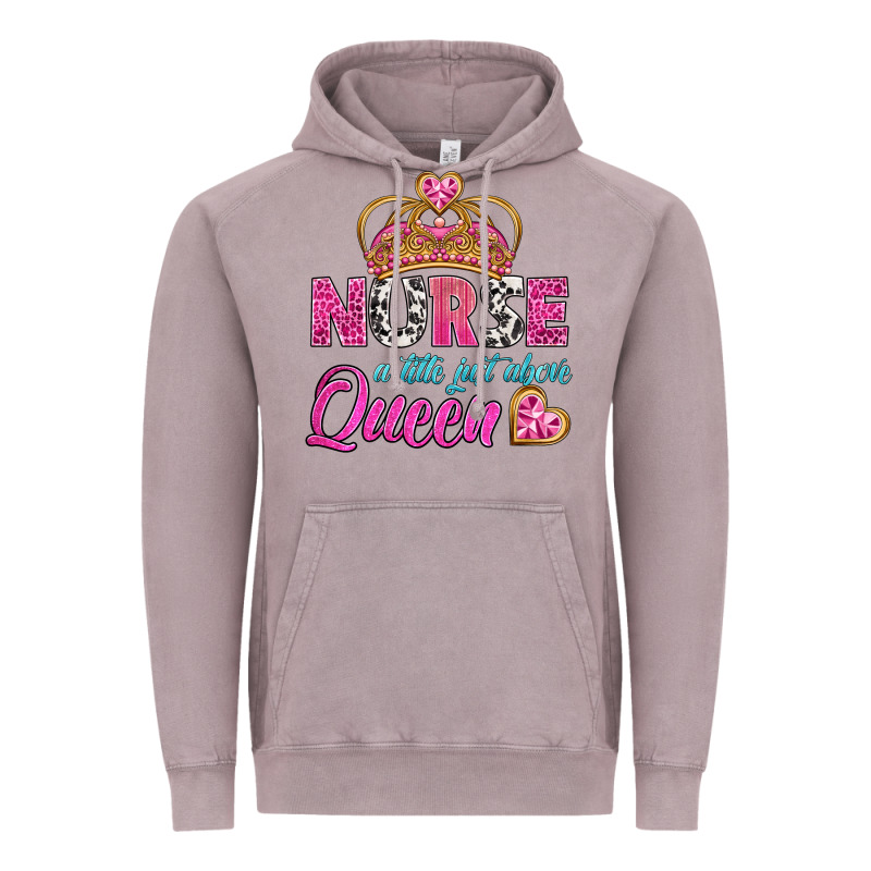 Nurse A Title Just Above Queen Vintage Hoodie by BundleAndBundleShop | Teevron