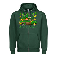 Happy St. Patricks Day Zipper Hoodie | Teevron