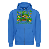 True Royal Happy St. Patricks Day Zipper Hoodie - BundleAndBundleShop