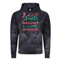 Cloud Black not all angels have wings some have stethoscopes Vintage Hoodie - RanaPortraitStore