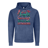 Vintage Denim not all angels have wings some have stethoscopes Vintage Hoodie - RanaPortraitStore