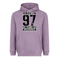 Lavender Made In 97 22 Years Of Awesomeness Heavyweight Hoodie - Bettercallsaul