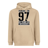 Mushroom Made In 97 22 Years Of Awesomeness Heavyweight Hoodie - Bettercallsaul