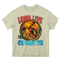 Mossy long live the cowboys Heavy Core Tee - Zillion Design Studio