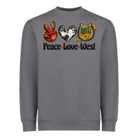 Storm peace love west Heavyweight Sweatshirt - BarkalooDesign