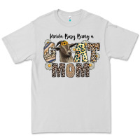 Dove Grey kinda busy being a goat mom Premium Tee - CowhideDigitalArt