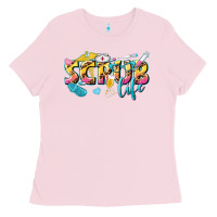 Bubblegum Pink scrub life Ladies Tee - texasbilliewilder
