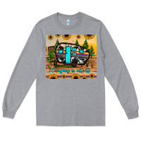 Heather Grey camping is intents Long Sleeve Tee - JahusDesignShop
