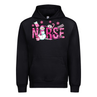 Black nurse pink christmas Urban Hoodie - OliviaCreatesArt