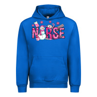 Cobalt nurse pink christmas Urban Hoodie - OliviaCreatesArt