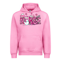 Fuchsia Pink nurse pink christmas Urban Hoodie - OliviaCreatesArt