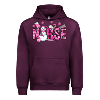 Mauve Wine nurse pink christmas Urban Hoodie - OliviaCreatesArt