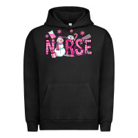 Pigment Black nurse pink christmas Urban Hoodie - OliviaCreatesArt
