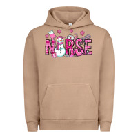 Pigment Burro nurse pink christmas Urban Hoodie - OliviaCreatesArt