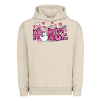 Pigment French Oak nurse pink christmas Urban Hoodie - OliviaCreatesArt