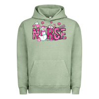 Pigment Oil Green nurse pink christmas Urban Hoodie - OliviaCreatesArt